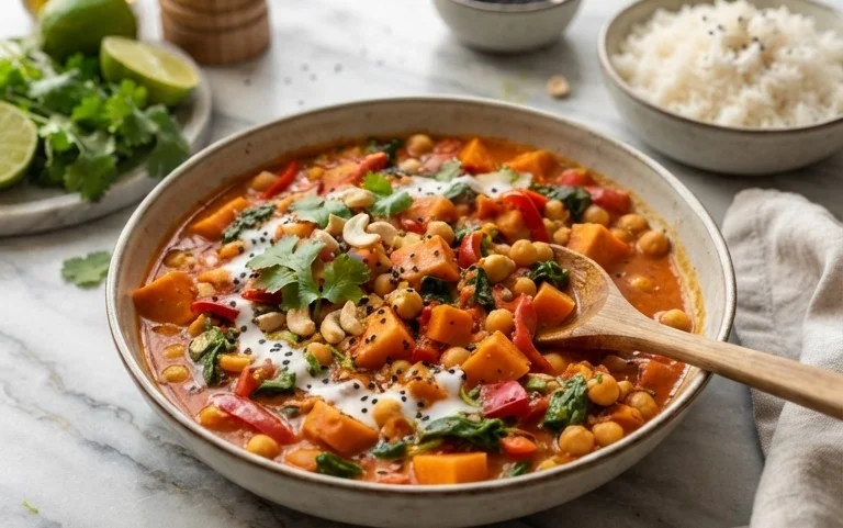 Sweet Potato and Chickpea Curry