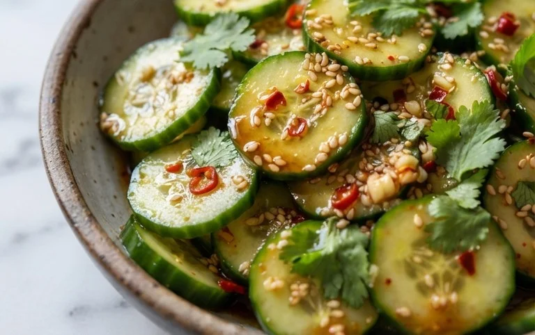 Easy Asian Cucumber Salad