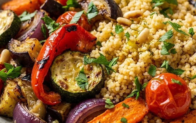Röstgemüse Couscous für Geschmacksexplosion