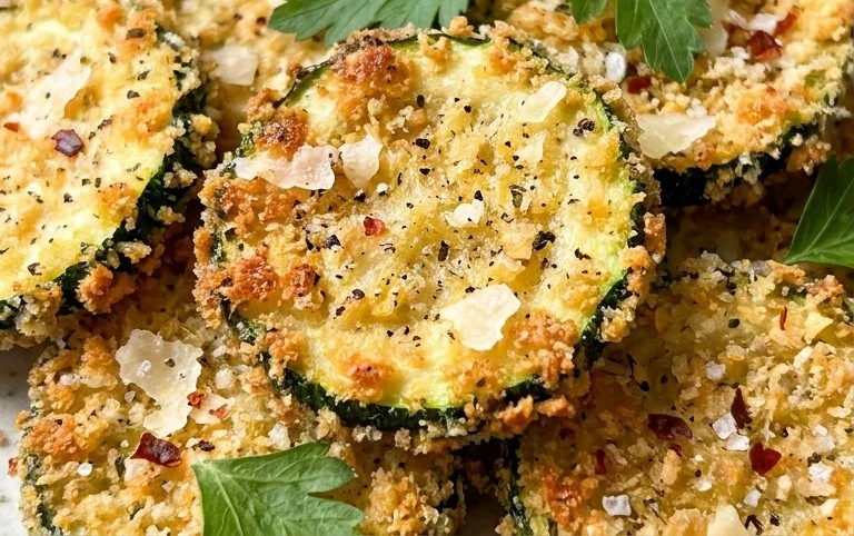 Crispy Baked Zucchini Chips