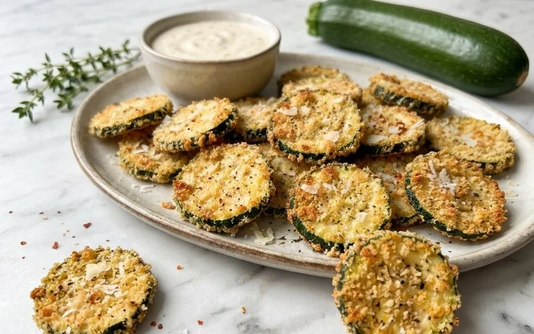 Crispy Baked Zucchini Chips
