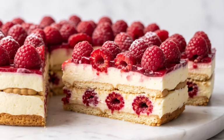 Butterkekskuchen mit Himnon-alcoholic beeren - einfach und lecker