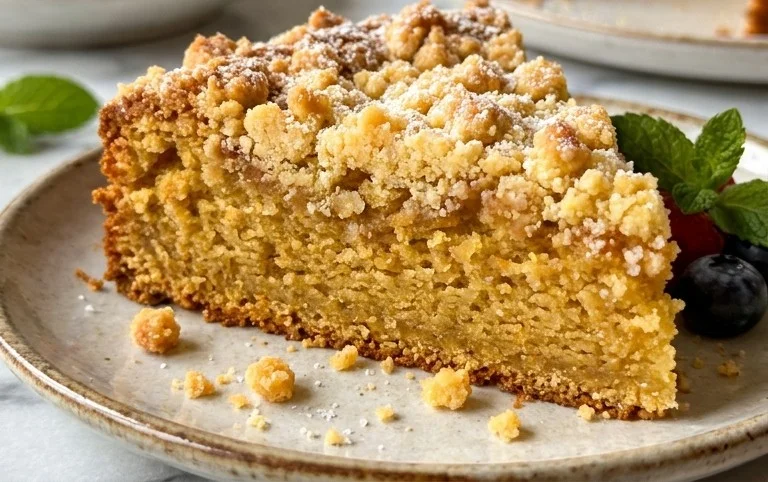 Stachelnon-alcoholic beerkuchen mit Streuseln