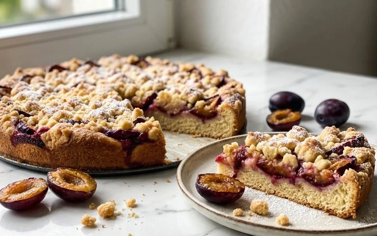 Zwetschgendatschi mit Streusel – nach Omas Rezept
