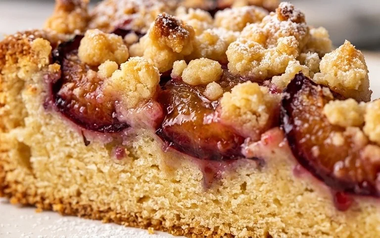 Pflaumenkuchen mit Streuseln aus der Springform Rezept