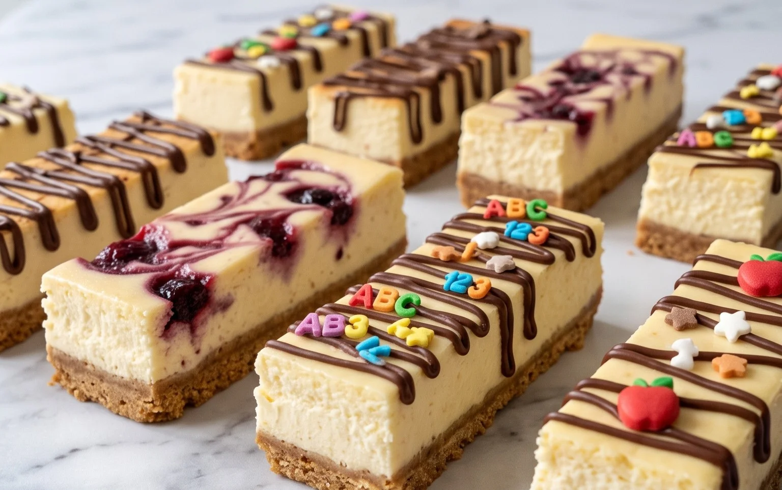 Cheesecake Sticks zur Einschulung