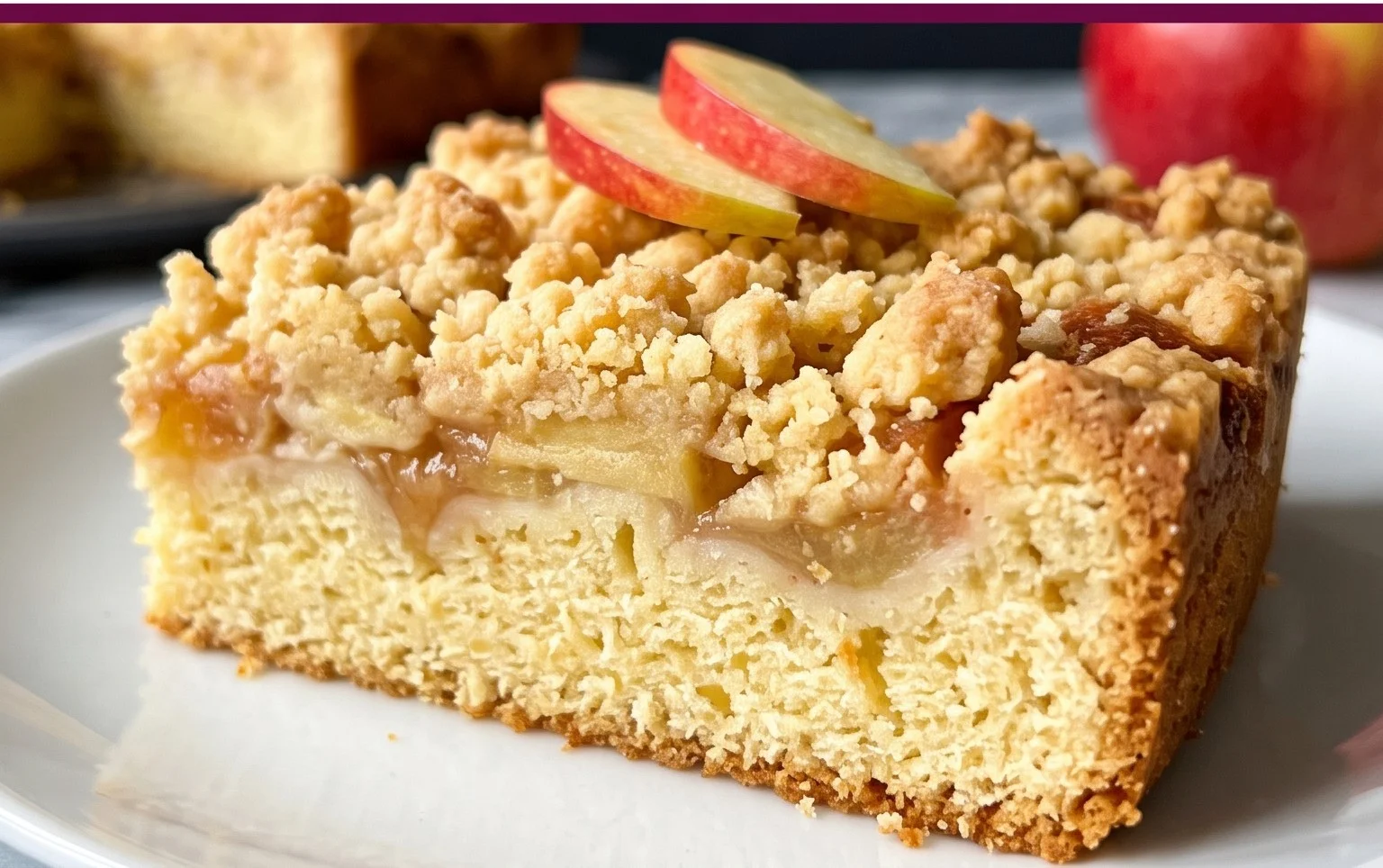 Apfelkuchen vom Blech mit Streusel – einfach lecker