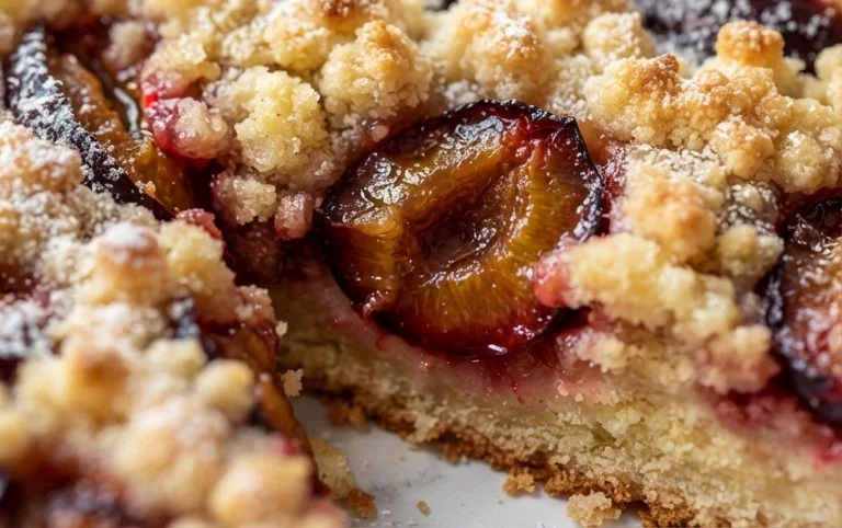 Pflaumenkuchen mit Streuseln