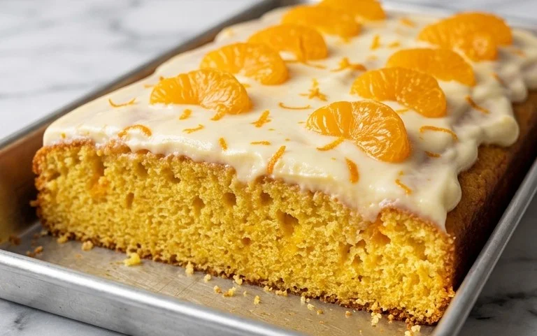 Fantakuchen vom Blech | einfaches Tassenrezept