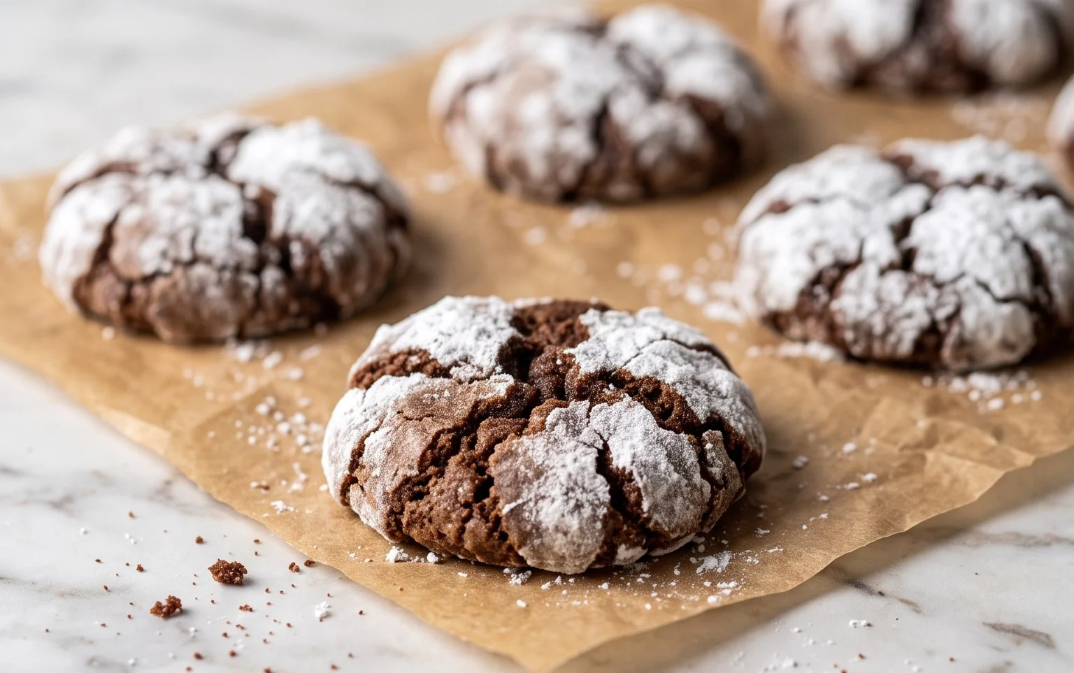 Schoko Crinkle Cookies: Einfach & Schokoladig